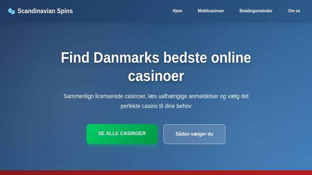 Scandinavian Spins casino screenshot